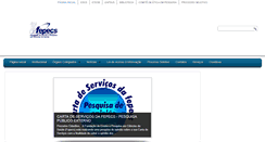 Desktop Screenshot of fepecs.edu.br